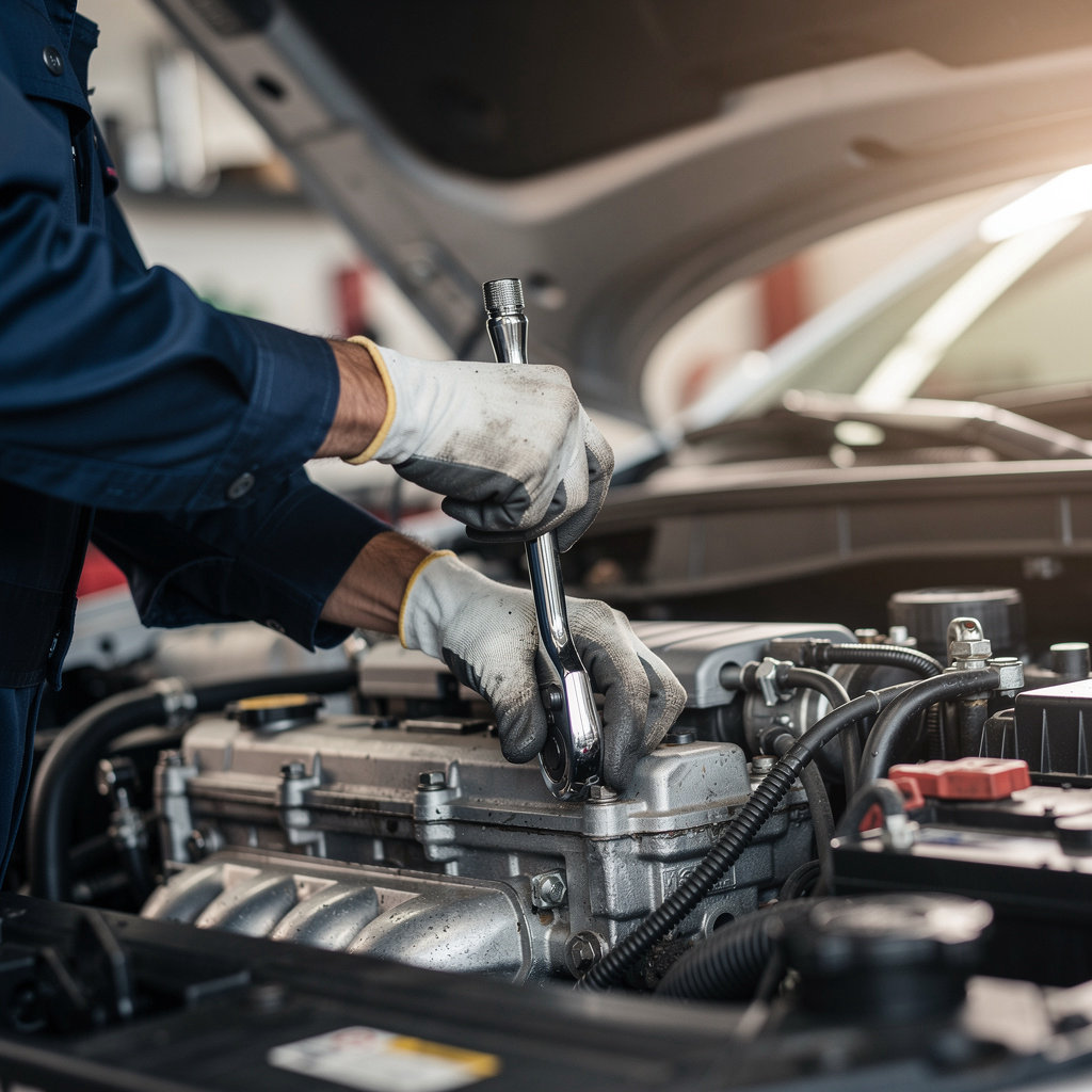 Gonzalez Auto Repair mechanics performing expert general auto repair and diagnostics in San Diego