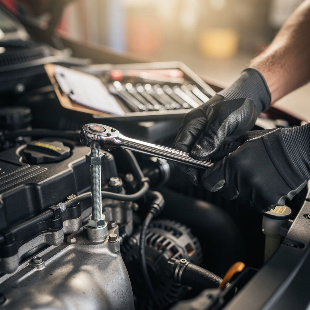 Gonzalez Auto Repair technician performing a quality vehicle inspection as part of our trusted repair process in San Diego
