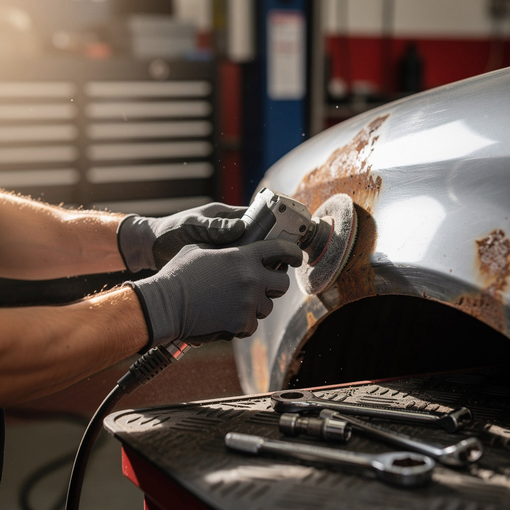 Gonzalez Auto Repair professional mechanics performing rust repair and general auto maintenance in San Diego